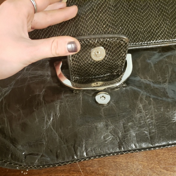 BCBGenerations Large Black Clutch - Picture 4 of 7